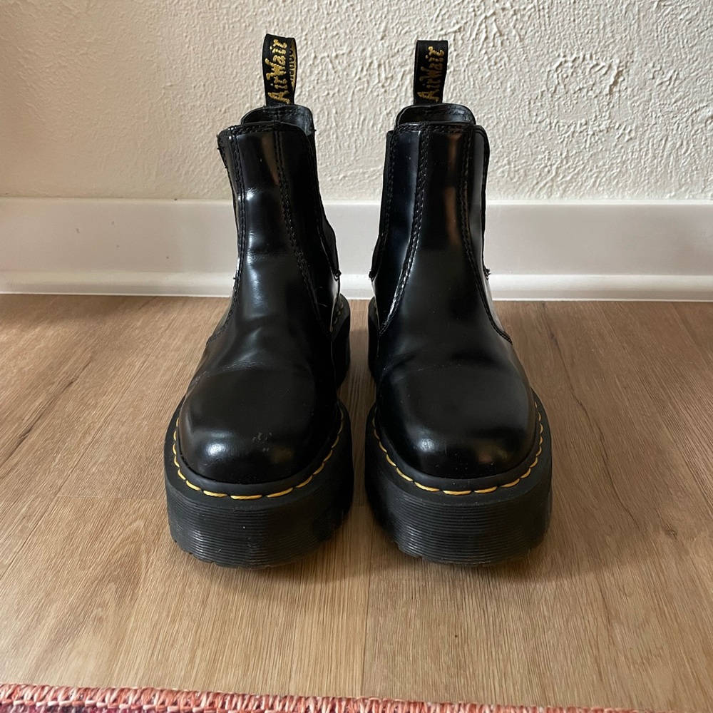 Dr. Martens Black Platform Boots